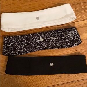 3 Lululemon Headbands